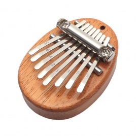 Портативный Kalimba Mini 8-Key Sapele Plate Kalimba Thumb Piano Mbira Sanza Finger Practice Музыкальный инструмент для детей и взрослых