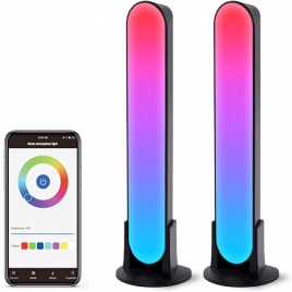 RGB настольная атмосфера ночник полоса светодиодная красочная музыка ритм пикап огни управление приложением домашний декор для гостиной настольная лампа