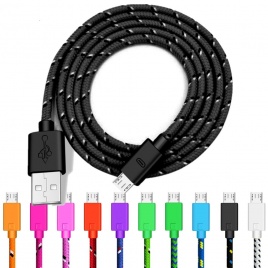 Кабель Micro USB 2.4A Быстрая зарядка Кабо USB микро кабели для мобильных телефонов зарядное устройство шнур провода для xiaomi samsung s7 lg android кабель