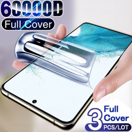 3 шт. Защитная пленка для экрана для Samsung Galaxy S21 S22 Ultra A51 A72 A52 A12 A50 S10 S20 Fe Plus A32 гидрогель A71 A52s Note 9 20