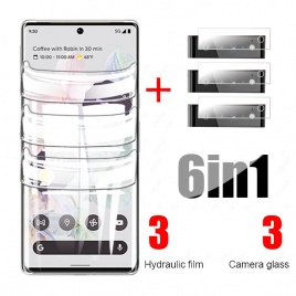 Гидрогелевая пленка 6 в 1 для Google Pixel 6 Pro Защитная пленка для экрана Защитные пленки для Pixel 6 Pixel6 Pro 6pro 5G пленка не стекло