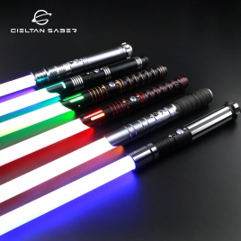 Cieltan Lightsaber Smooth Swing Heavy Dueling RGB 12 Изменение цвета 10 комплектов Soundfonts Force FX FOC Blaster Toys Jedi Laser Sword