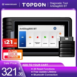 Автомобильный диагностический инструмент Topdon ArtiDiag800 BT OBD2 Автомобильный сканер Профессиональный ABS SRS DPF Oil 28 Сброс Авто Диагностический инструмент