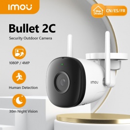 Dahua imou 4MP 2MP Bullet 2C Wifi камера автоматическое отслеживание всепогодный AI обнаружение человека наружная ip-камера наблюдения