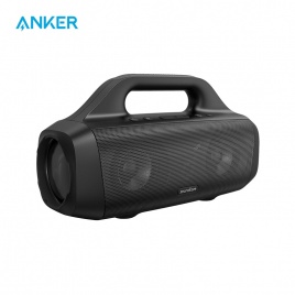 Bluetooth-динамик Anker Soundcore Motion Boom для использования вне помещений с титановыми драйверами, технологией BassUp, водонепроницаемостью IPX7, временем воспроизведения 24 часа