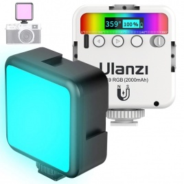 Ulanzi VL49 RGB Video Lights Mini LED Camera Light 2000mAh Аккумуляторная светодиодная панельная лампа Фото-видео освещение для Youtube Tik Tok