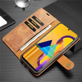 Роскошный чехол для Samsung Galaxy M30S, чехол для телефона, кожаный флип-чехол, Coque Hoesje, чехол-бумажник, чехол, противоударная подставка на 360 градусов