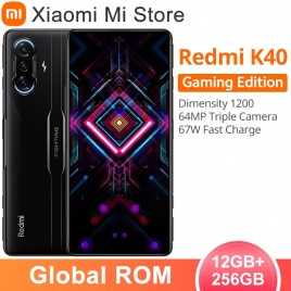 Global ROM Смартфон Xiaomi Redmi K40 Gaming Edition 5G 12 ГБ + 256 ГБ ROM Размер 1200 Восьмиядерный 120 Гц Дисплей 67 Вт Зарядка