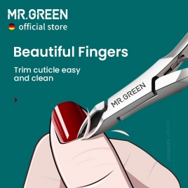 MR.GREEN щипцы для кутикулы маникюрные ножницы для кутикулы машинки для стрижки триммер для удаления омертвевшей кожи педикюр кусачки из нержавеющей стали инструмент