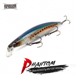 Kingdom Floating Jerkbait Рыболовная приманка 95 мм 125 мм 140 мм Искусственные жесткие приманки Воблер Minnows Swimbait Карп Форель Рыболовные приманки