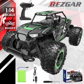 BEZGAR TB142 Автомобиль с дистанционным управлением, 2,4 ГГц сплав металла RC автомобиль вездеход 20 км/ч 1:14 внедорожный монстр грузовик игрушка для мальчиков подарки для детей