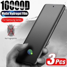 3 шт. матовая гидрогелевая пленка для Samsung S21 S20 S22 Ultra S10 S9 S8 Plus FE защитные пленки для экрана Samsung Note 20 10 9 8 Plus S10E