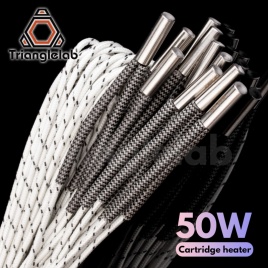 3D-принтер Trianglelab 6*20 мм 12 В/24 В 50 Вт нагревательный картридж с кабелем 100 см для 3D-принтера для V6 HOTEND Volcano MK8 MK9