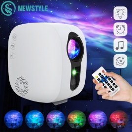 Проектор звездного неба Blueteeth Music Speaker LED Night Light Projector Galaxy Nebula Ocean Star Projector Moon Night Lamp