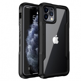 Противоударный чехол для телефона iPhone 12 11 13 Pro Max X XR Прозрачный чехол для iPhone 7 8 Plus 11 12 13 Жесткий ПК Мягкий ТПУ Полное покрытие