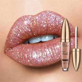 18 цветов Diamond Shimmer Блеск для губ Матовая блестящая жидкая губная помада Водонепроницаемый алмазный жемчужный цвет Блеск для губ Макияж