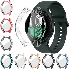 Защитный чехол для Samsung Galaxy Watch 4 40 мм 44 мм, мягкий чехол из ТПУ Бампер Полноэкранный протектор для Galaxy Watch4 Аксессуары