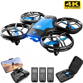 4DRC V8 новый мини-дрон 4k профессии HD широкоугольная камера 1080P Wi-Fi fpv дрон камера высота держать дроны камера вертолет игрушки