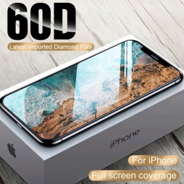 60D полное покрытие защитное стекло для iPhone 12 11 13 Pro Max XR Защитная пленка для экрана для iPhone 11 12 13 мини пленка из закаленного стекла