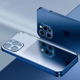 Роскошный матовый прозрачный противоударный чехол для iPhone 11 12 13 Pro Max Mini XR X XS 7 8 Plus SE 2, силиконовый чехол с защитой от отпечатков пальцев