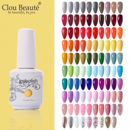 Гель-лак для ногтей Clou Beaute, верблюжий коричневый цвет, серия Vernis, полуперманентный лак для дизайна ногтей, гель-лак, верхнее покрытие, УФ-гель для ногтей