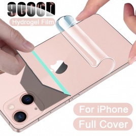 Гидрогелевая пленка с полным покрытием для iPhone 13 11 12 Pro MAX mini, мягкая защитная пленка для экрана XS MAX XR X 7 8 6 6S Plus SE 2, задняя крышка без стекла