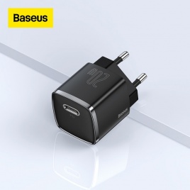 Зарядное устройство Baseus USB Type C 20 Вт Портативное зарядное устройство USB C Поддержка быстрой зарядки типа C PD для iPhone 12 Pro Max 11 Mini 8 Plus