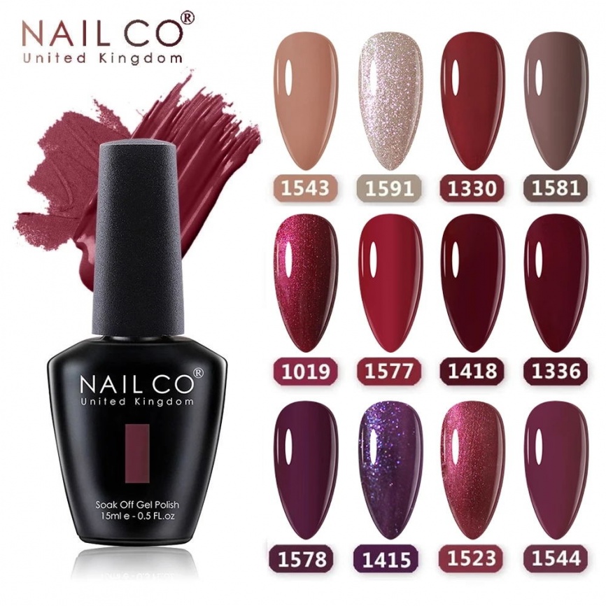 NAILCO 15 мл Camel Coffee Chocolate Brown Colors Series Гель-лак для ногтей DIY Гель-лак для дизайна ногтей Маникюр Gelk Design Lacquer фото 1