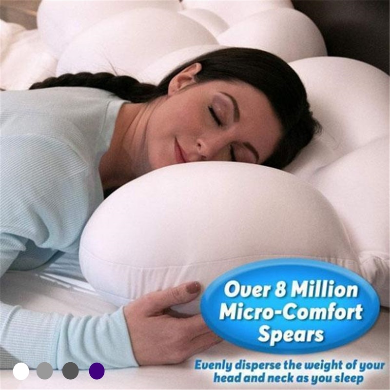 Универсальная подушка для сна Egg Sleeper Пена с эффектом памяти Мягкая ортопедическая подушка для шеи Освобождение от боли 3D Шея Micro Airball Подушка Глубокий сон фото 1