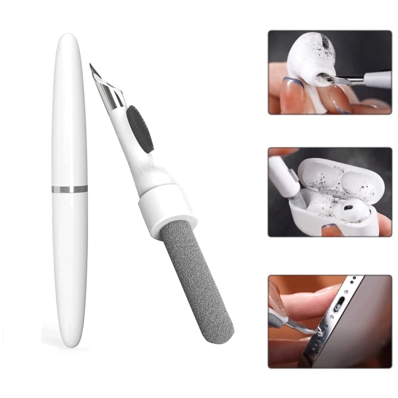 Набор чистящих средств для Airpods Pro 3 2 1 Bluetooth Наушники Чистящая ручка-щетка Чехлы для наушников Инструменты для очистки Air Pods Xiaomi Airdots фото 1