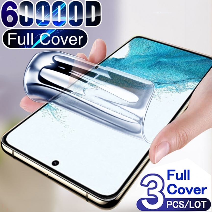 3 шт. Защитная пленка для экрана для Samsung Galaxy S21 S22 Ultra A51 A72 A52 A12 A50 S10 S20 Fe Plus A32 гидрогель A71 A52s Note 9 20 фото 1