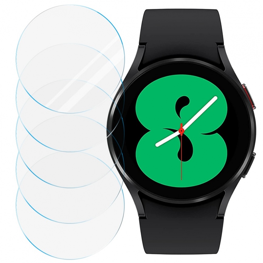 Закаленное стекло для Samsung Galaxy Watch 4 40 мм 44 мм Защитная пленка для экрана от царапин для Galaxy Watch 4 SmartWatch (1/2/3/4/5) шт. фото 1