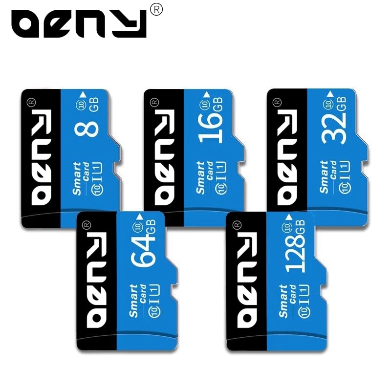 Карта памяти Class 10 Micro TF SD Card 8 16 32 64 128 256 512 ГБ Карта 8 ГБ 16 ГБ 32 ГБ 64 ГБ 128 ГБ 256 ГБ 512 ГБ для адаптера смартфона фото 1