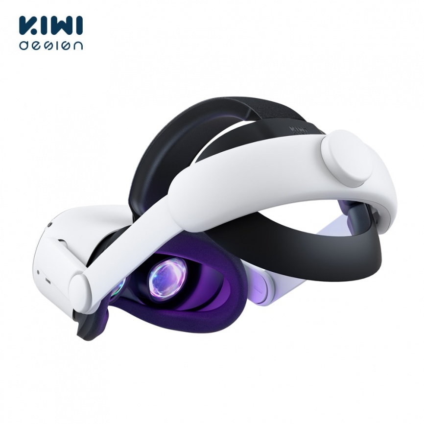 Дизайн KIWI для Oculus Quest 2 Elite, регулируемый ремешок для головы, увеличение поддержки, повышение комфорта, виртуальные аксессуары для Quest2 VR фото 1