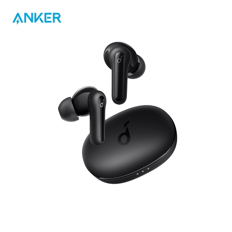 Soundcore от Anker Life P2 Mini True Wireless Earbuds, наушники Bluetooth с большими басами, настраиваемый эквалайзер, Bluetooth 5.2, время воспроизведения 32 часа фото 1