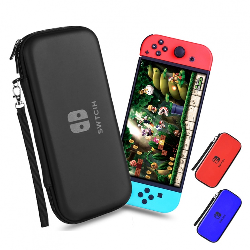Сумка для хранения Nintendo Switch, роскошный водонепроницаемый чехол для консоли Nintendo Switch NS, игровые аксессуары Joycon фото 1