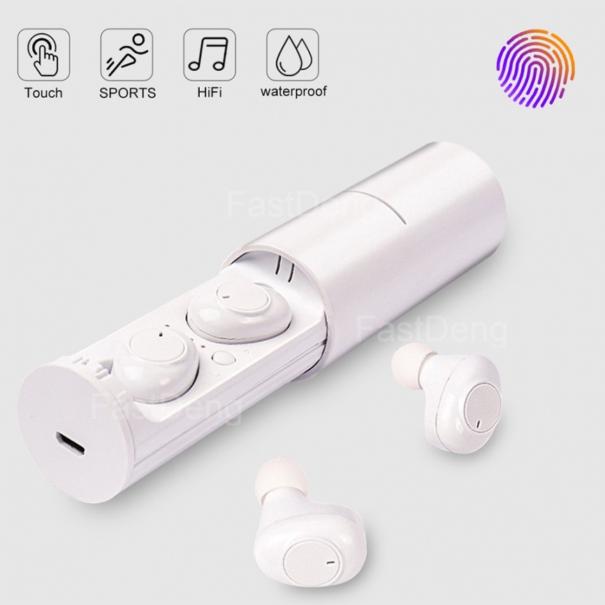 Новые беспроводные наушники Hi-Fi Наушники Bluetooth Наушники с микрофоном Шум Cancle Ecouteurs Sans Fils Спортивная гарнитура для наушников Hifi фото 1