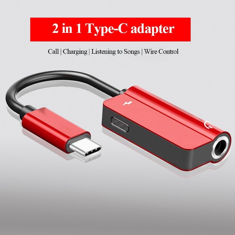 Тип C 3,5 разъем для наушников USB C до 3,5 мм AUX адаптер для наушников аудио кабель для Huawei P30 Xiaomi 9 Apple iPhone 11 XS MAX фото 1
