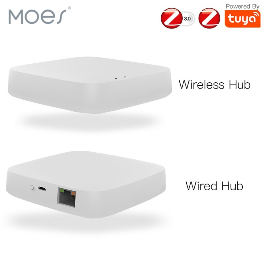 Moes Tuya ZigBee Smart Gateway Hub Мост для умного дома Smart Life APP Беспроводной пульт дистанционного управления Работает с Alexa Google Home фото 1