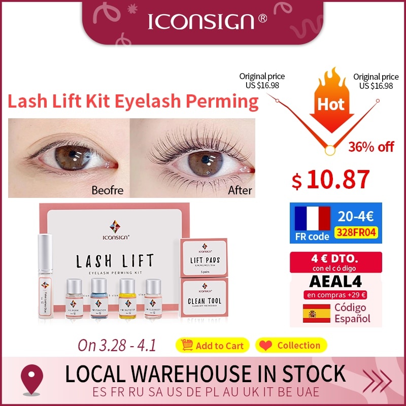 Дропшиппинг Lash Lift Kit Ресницы Perm Lash Lifiting ICONSIGN Набор для завивки ресниц Усилитель для ресниц Макияж для глаз Можно сделать ваш логотип фото 1