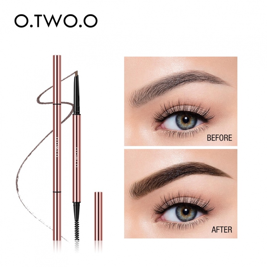 O.TWO.O Ultra Fine Triangle Карандаш для бровей Precise Brow Definer Длительный водостойкий блондин Коричневый макияж для бровей 6 цветов фото 1